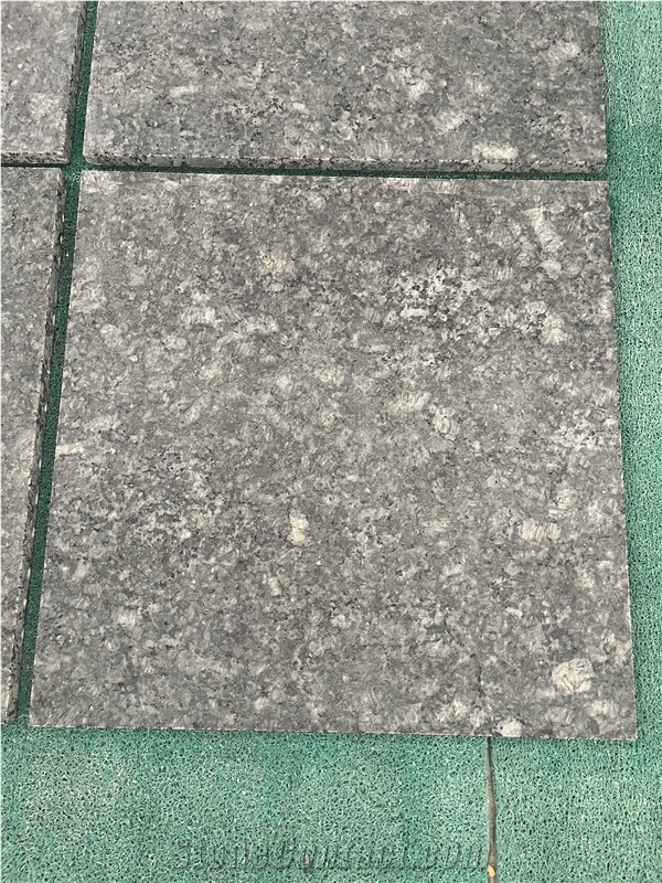 China Butterfly Green Granite Tiles Honed For Flooring