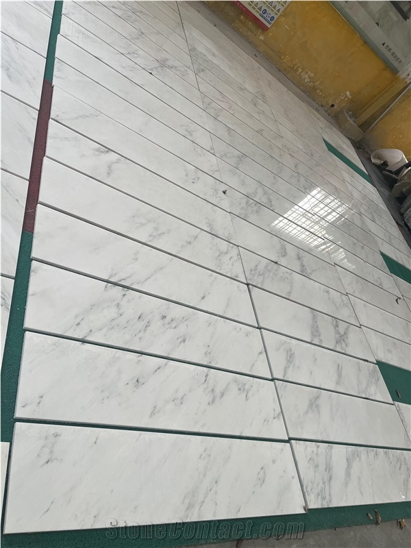Polsihed White Marble Wall Tiles For Indoor Use