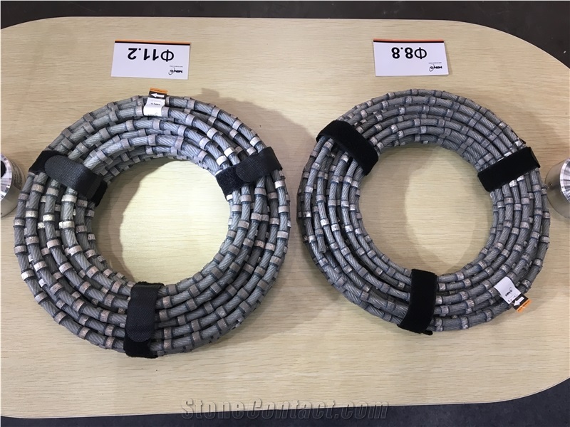 8.8 11.0 Single Wire Saw Diamond Wires For Granite Cutting