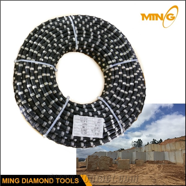 Granite Quarry Wires For Cutting With 12.2Mm Diamond Beads