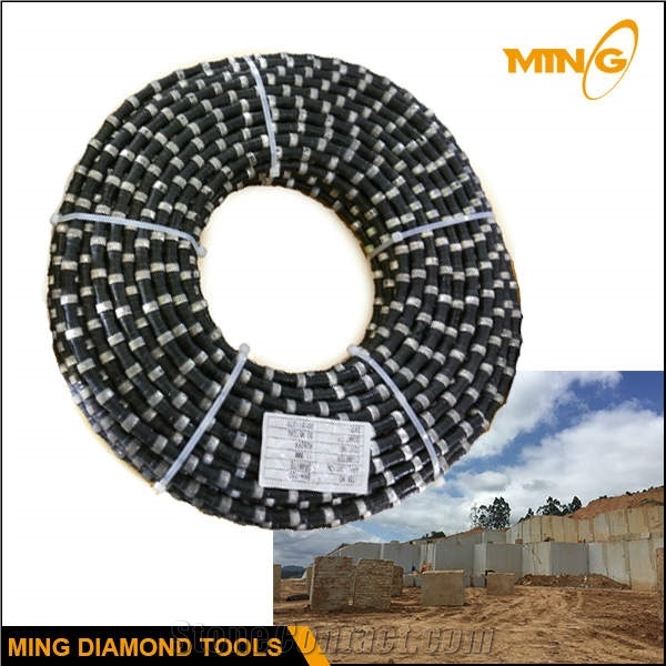 Stone Cutting Wire Saw Machine Use Diamond Wires