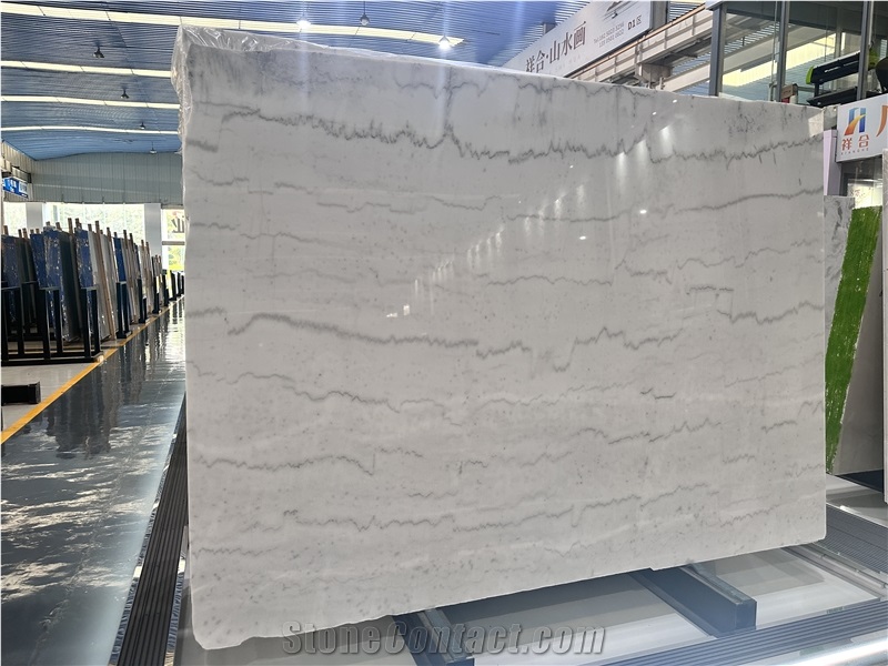 China Cheap Guangxi White Marble Slabs For Floor Wall