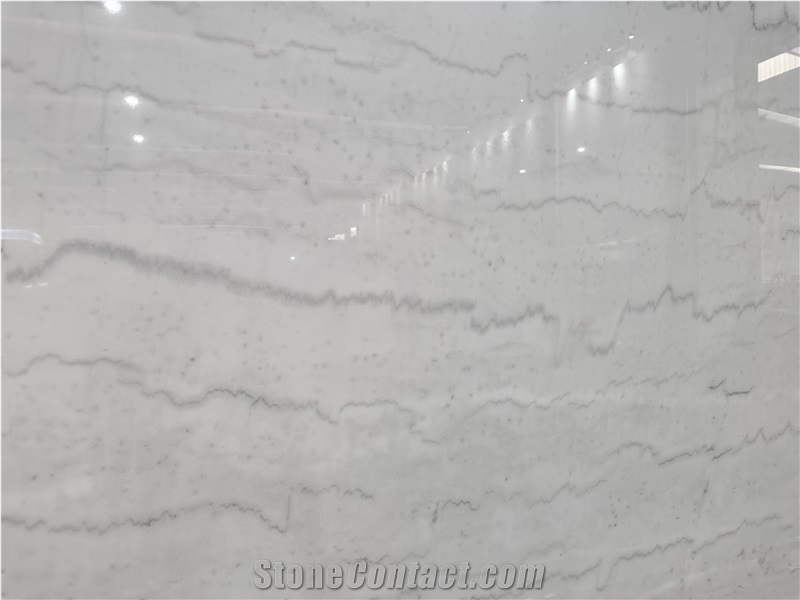 China Cheap Guangxi White Marble Slabs For Floor Wall