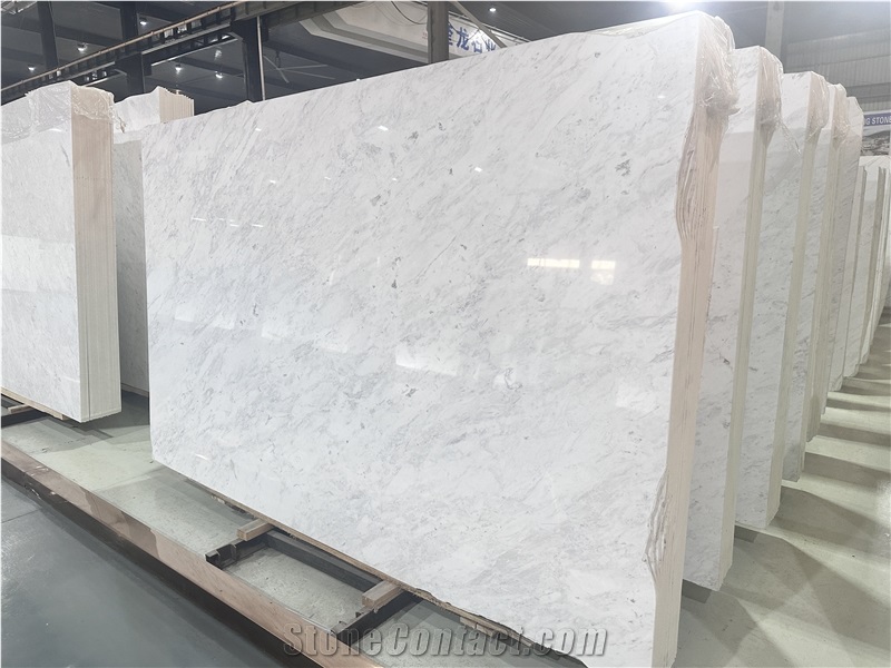 China New Ariston White Marble Slabs For Floor Wall Decor