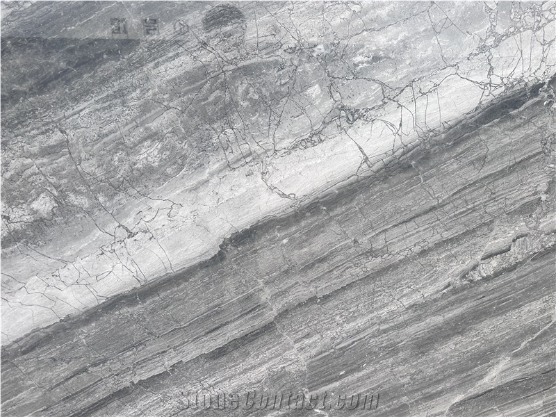 Crystal Wood Marble Galaxy White Wooden Marble Tiles