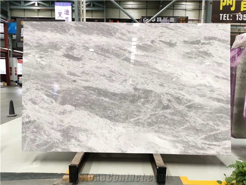 Factory Price Natural Orlando Gray Marble Slabs For Projects