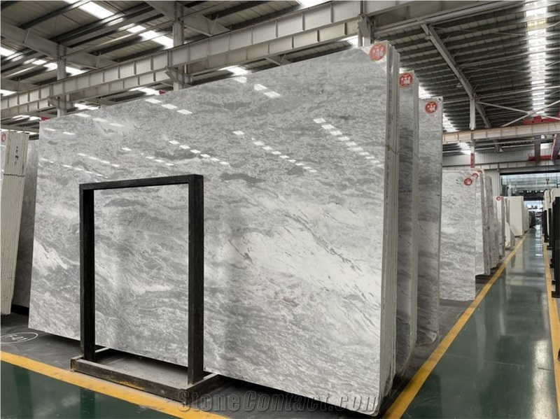 Factory Price Natural Orlando Gray Marble Slabs For Projects