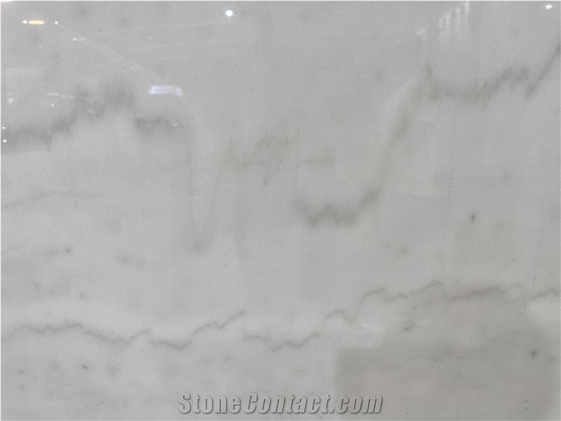 Guangxi White Natural Marble Stone Slabs Tiles For Home
