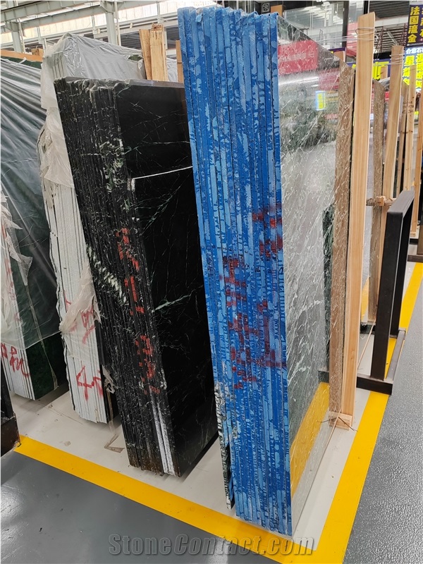 Italian Verde Prada Green Marble Slabs