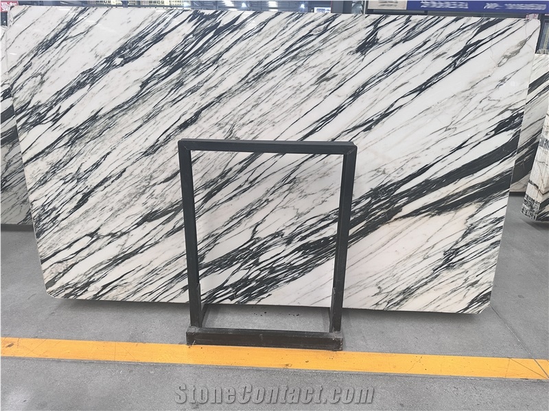 Italy Calacatta Green Marble Slabs For Floor Wall Tile