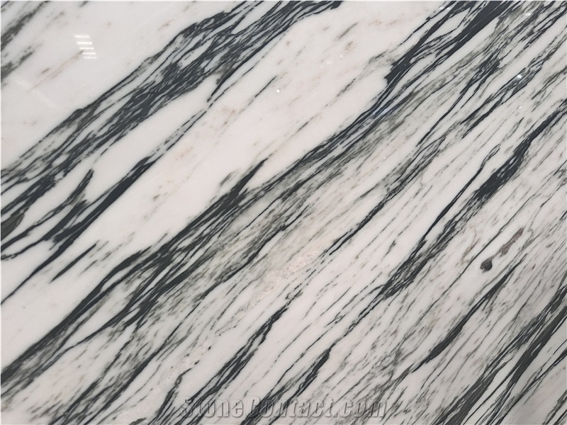 Italy Calacatta Green Marble Slabs For Floor Wall Tile