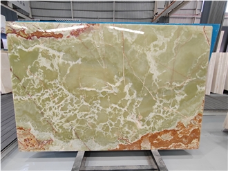 Light Green Onyx Slabs