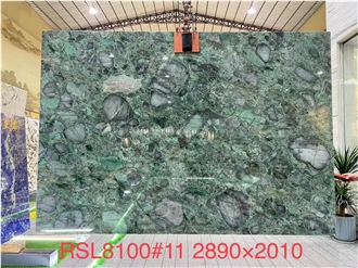 Luxury Natural Green Verde Pollock Granite Stone Slabs