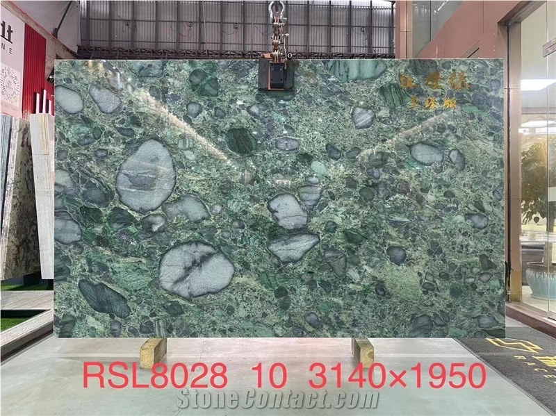 Luxury Natural Green Verde Pollock Granite Stone Slabs
