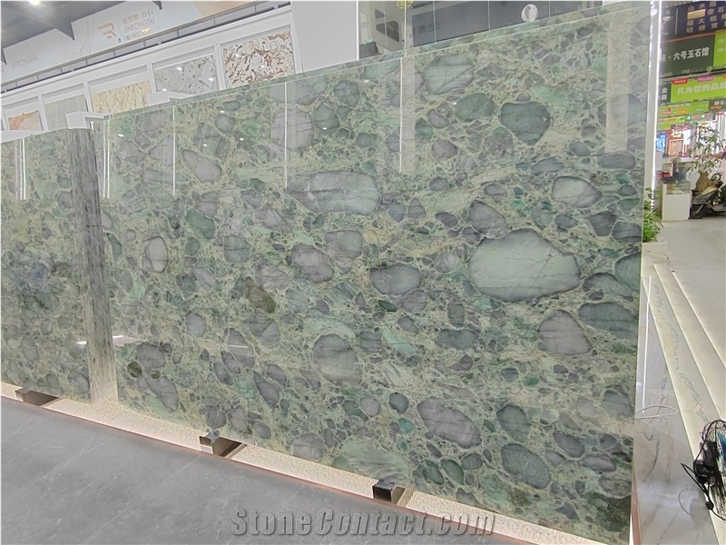 Natural Emerald Green Marble Slabs For Wall