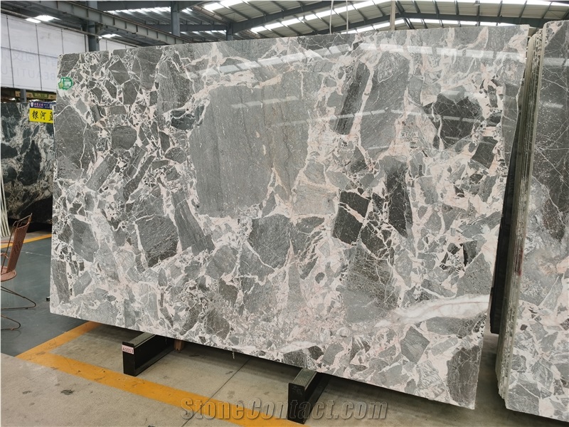 Natural Stone Grey Marble Slab Floor Tile