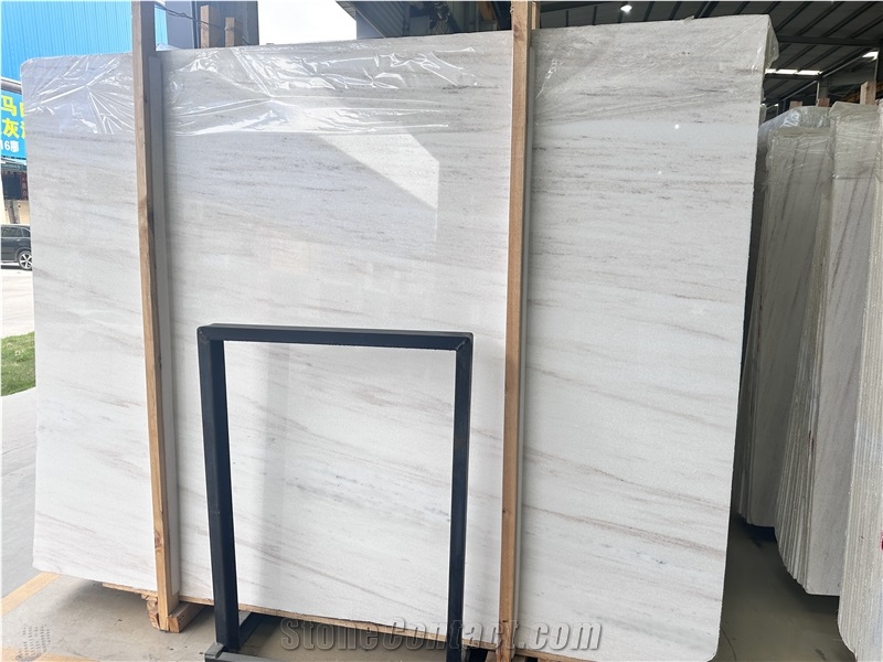 New Eurasian White Wood Marble Wall Tiles