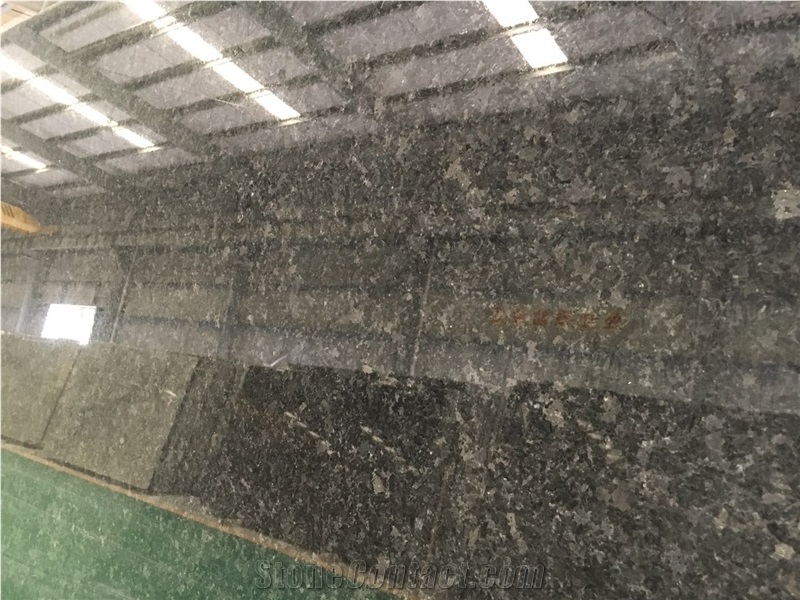 Polished Angola Black Granite Slabs For Floor Wall Project