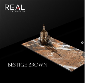 Bestige Brown Sintered Stone Tiles