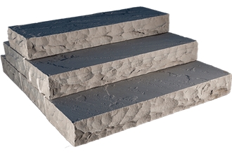 Castle Grey Sandstone Block Steps