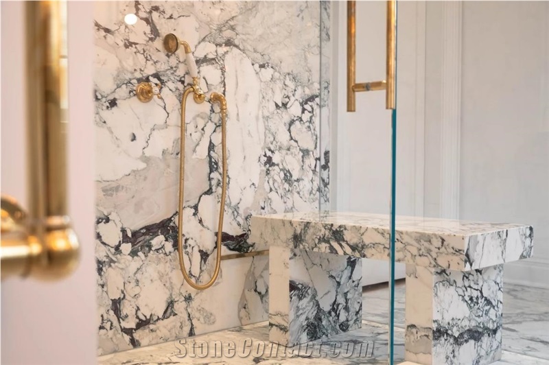 Breccia Capraia Bathroom Design - Tops, Wall And Floors