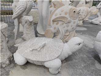 Gray Granite Animal Statue