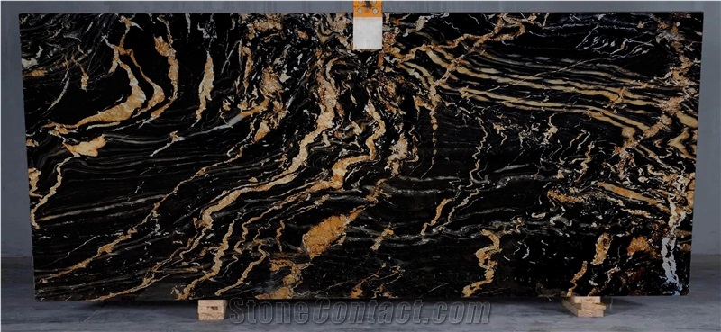 Iconic Gold Marble Slabs