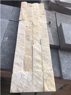 White Wall Panel, Cultured Stone, Split Face Wall Cladding