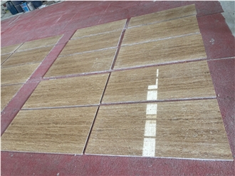 Wholesale Coffee Travertine Floor Tiles For Villa Project