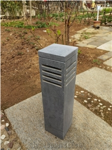 China Blue Stone Lamp Standard