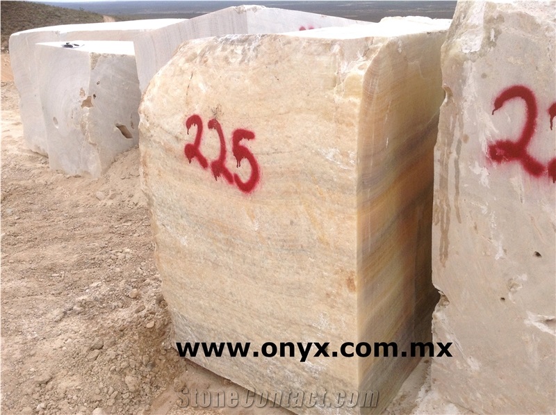 Miele Onyx Blocks, Mexico Yellow Onyx