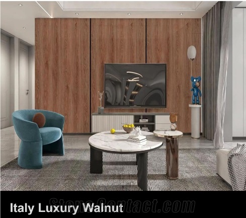 Italy Luxury Walnut Sintered Stone Slabs