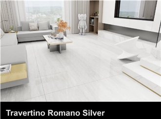 Travertino Romano Silver Sintered Stone Slabs