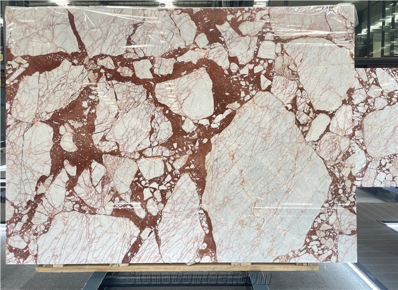 French Red Marble Slabs