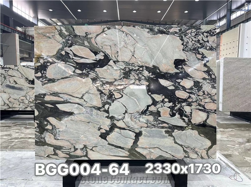Natural Bulgari Powder Marble Slab Wall Tiles