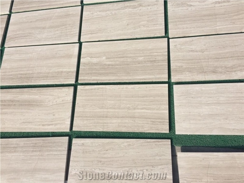 Wooden White Marble Slab  Wall Tiles