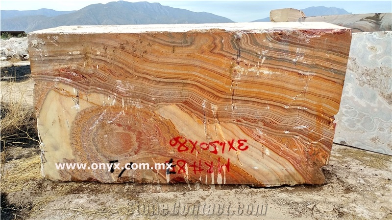Mexican Red Onyx Blocks