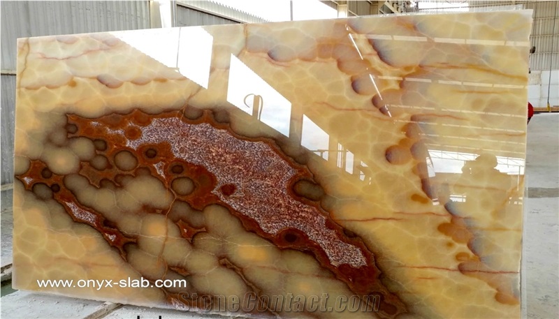 Mexico Red Onyx Slabs