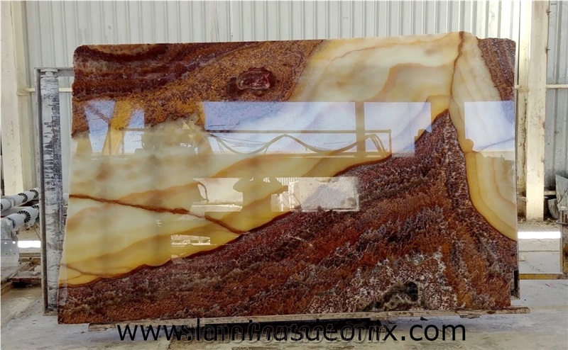 Mexico Red Onyx Slabs
