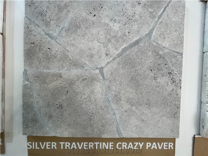 Afyon Silver Travertine Finished Product