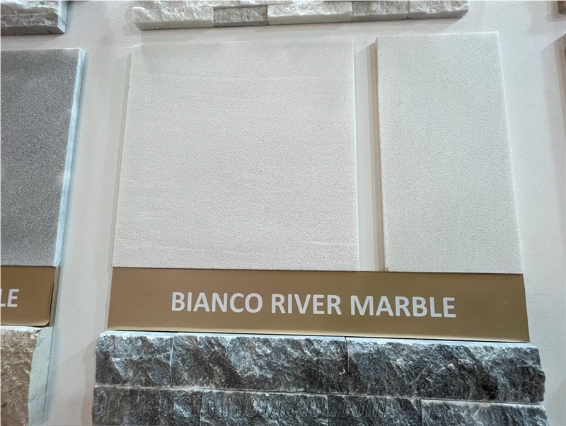 Bianco River Marble Finished Product