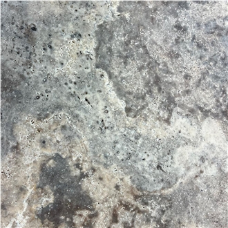 Pewter Silver Travertine