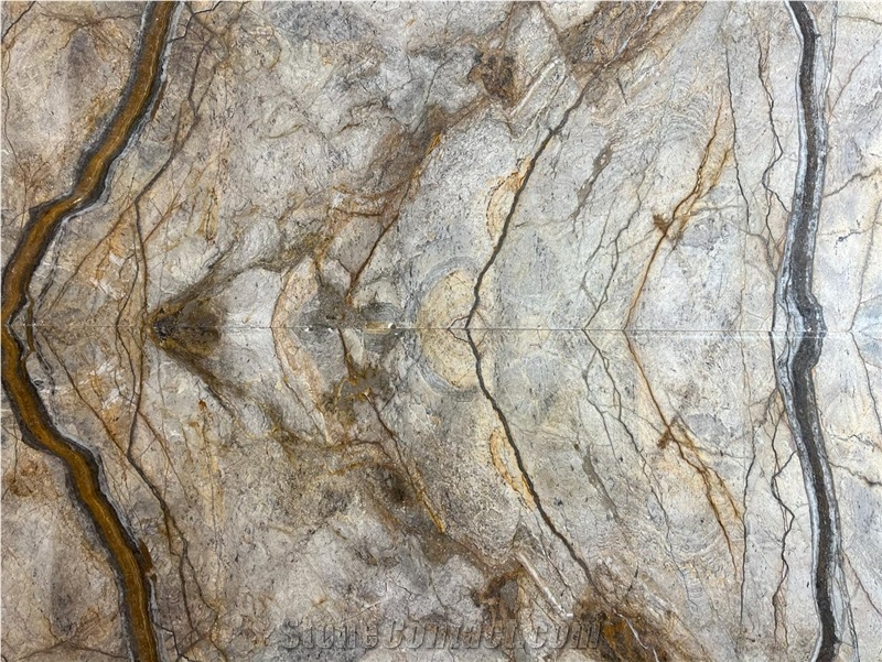 Silver Roots Marble Slab