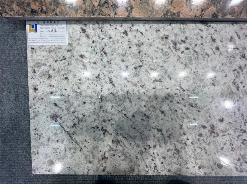 Topazio White Granite Slab
