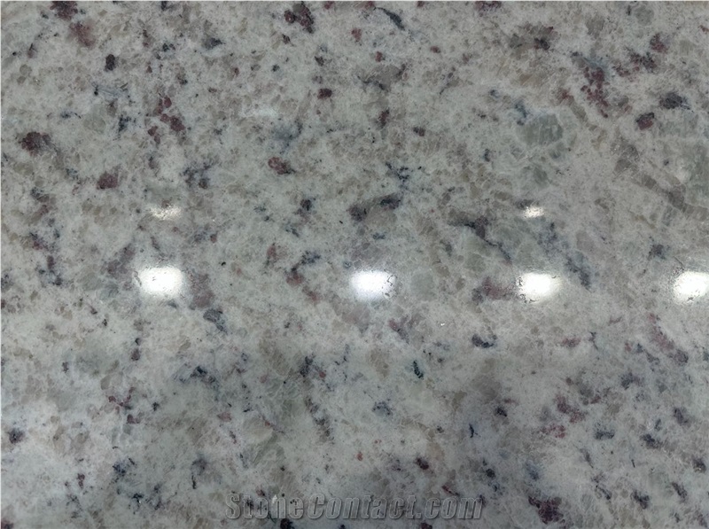 Topazio White Granite Slab