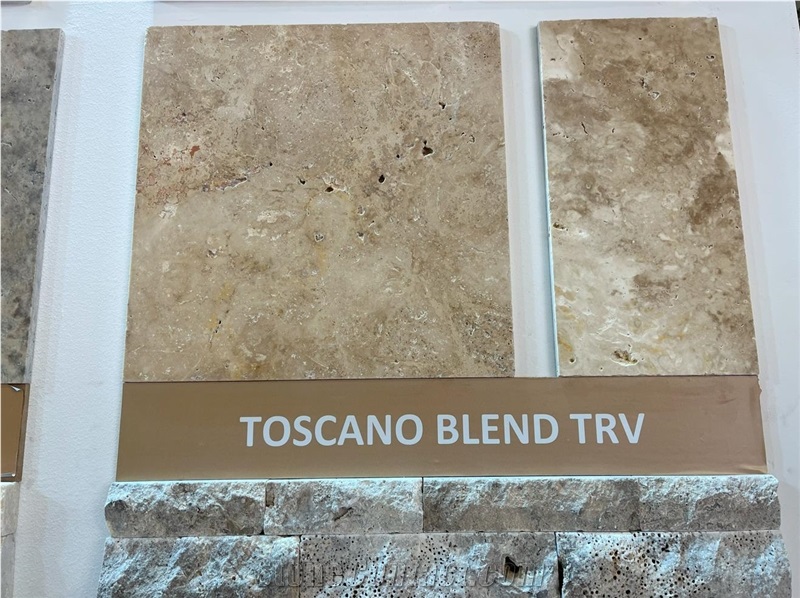 Toscano Blend Travertine Finished Product
