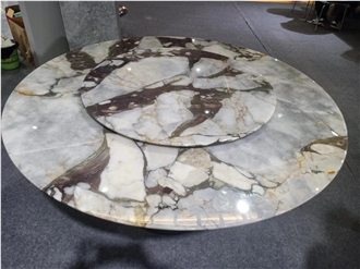 Calacatta Verde Marble Dining Table