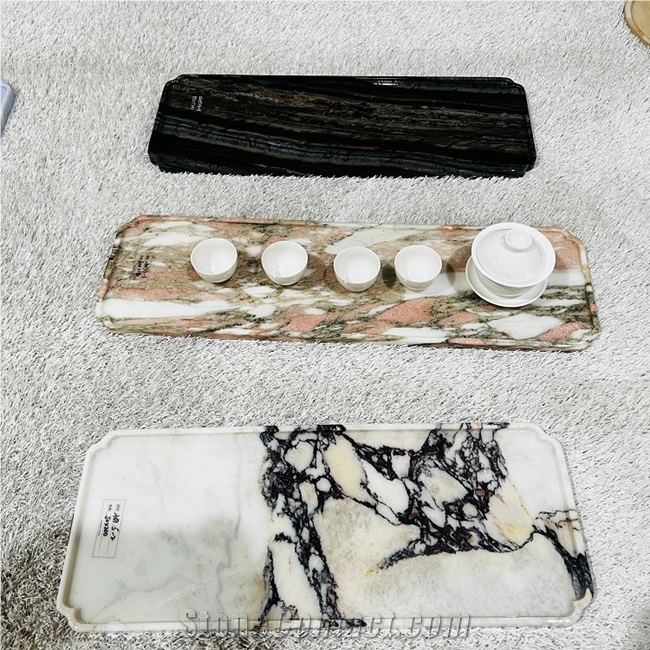 Luxury Stone Tea Tray Home Decor Products