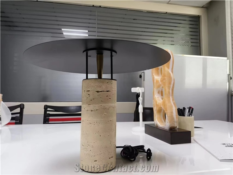 Travertine Stone Lamp Home Decor Products