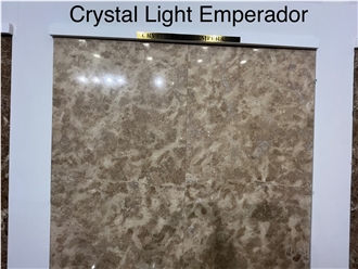 Crystal Light Emprador Marble Slabs, Tiles